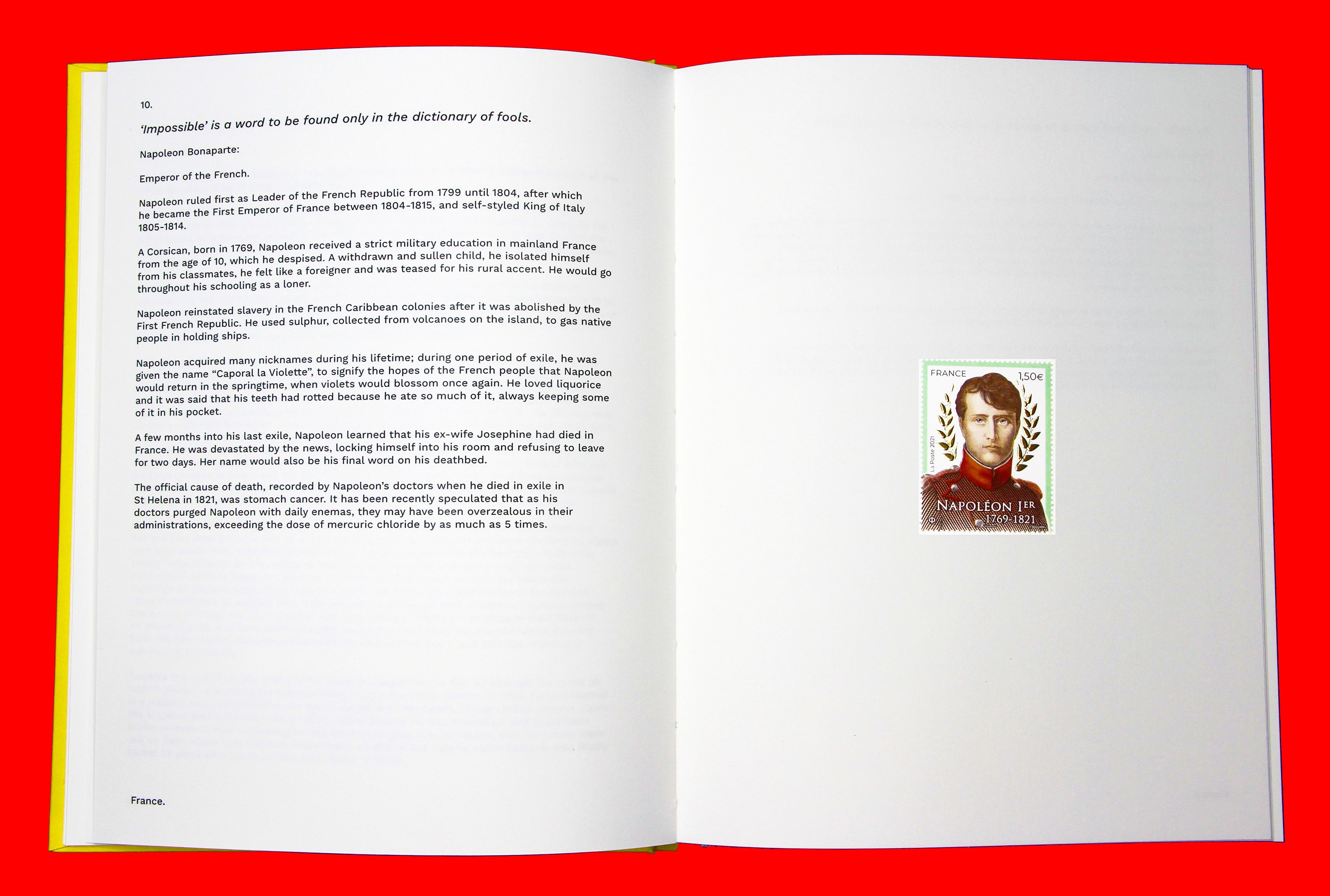 Dictator Postage Stamps-Napoleon Bonaparte stamp - cultural traffic shop