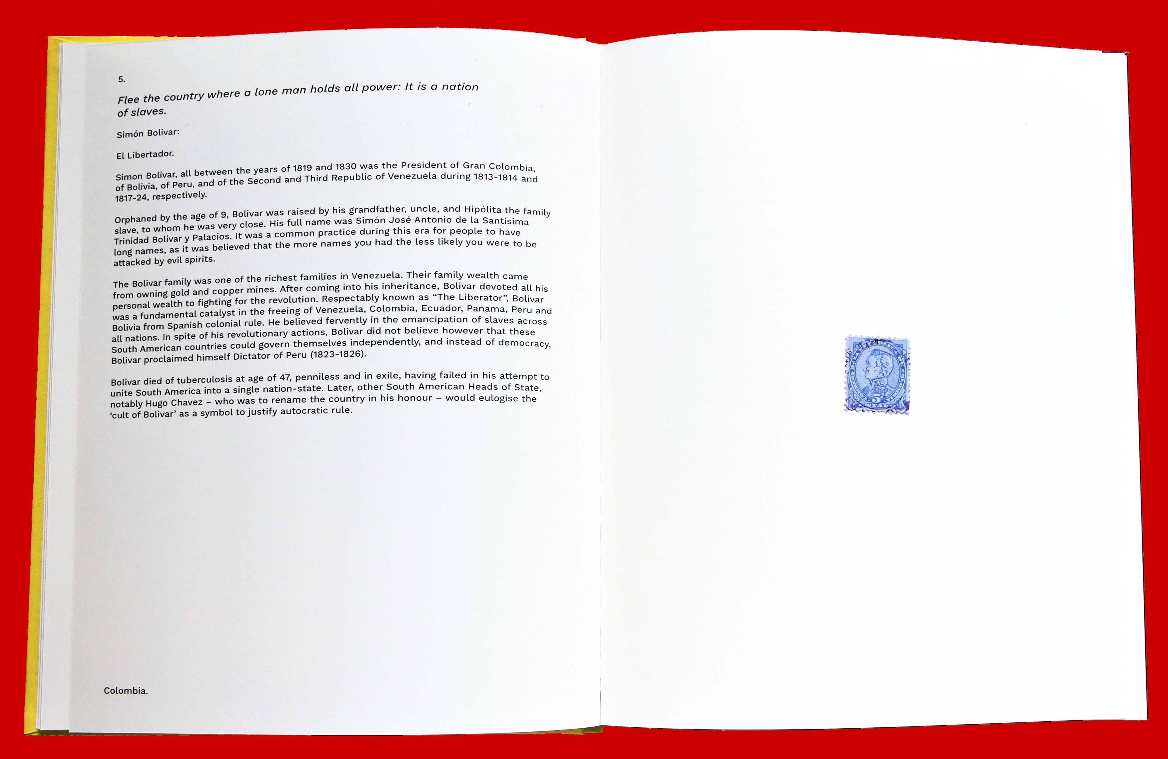 Dictator PostageS tamps-Simon_Bolivar stamp -cultural traffic shop